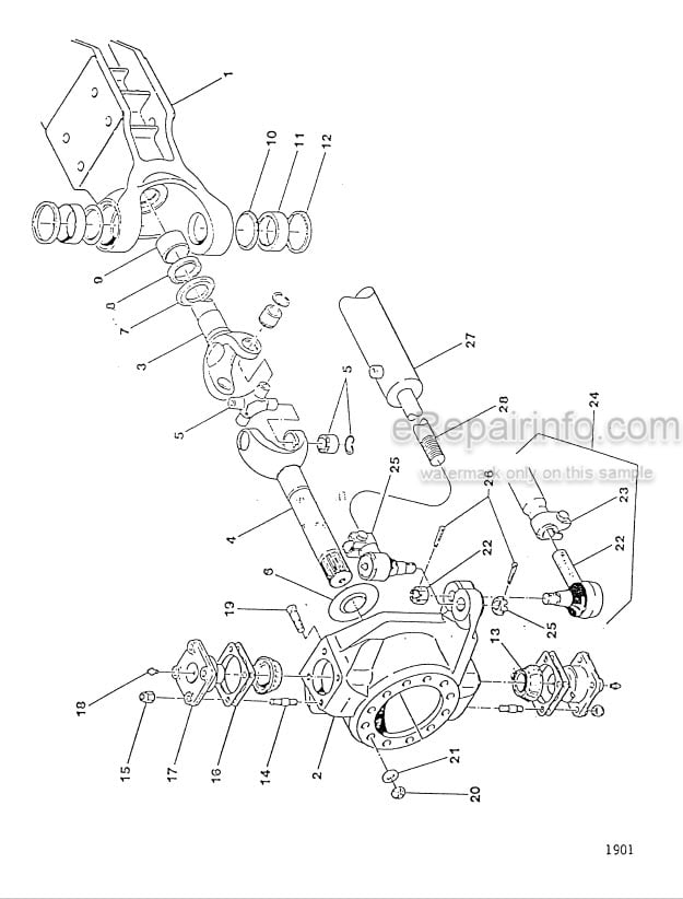 Photo 5 - JLG Lull 1044 Illustrated Parts Manual Telehandler 10709912