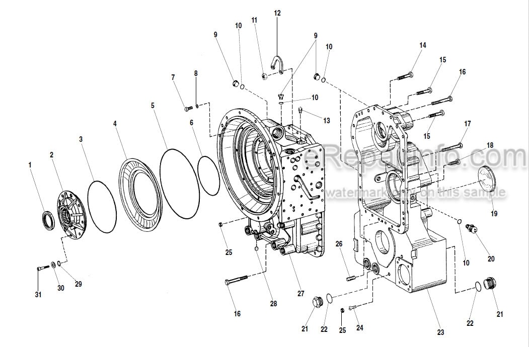 Photo 1 - JLG Lull 644B 6K 844C 8K 1044C 10K Illustrated Parts Manual Telehandler 1100820