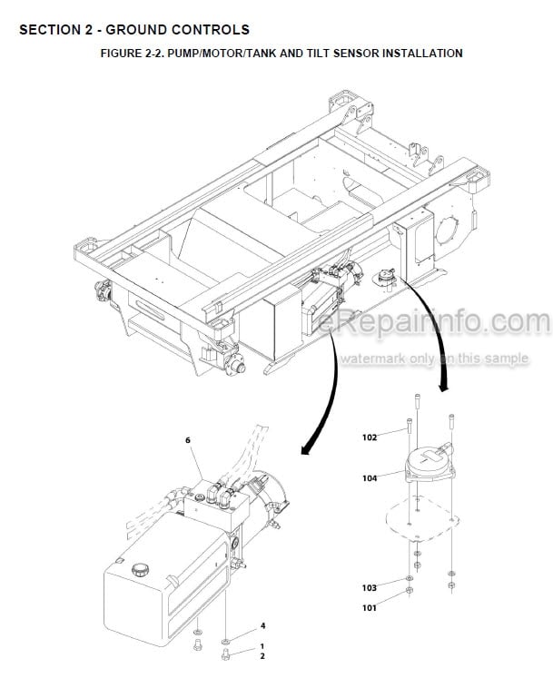 Photo 3 - JLG R10 Illustrated Parts Manual Scissor Lift 3121689