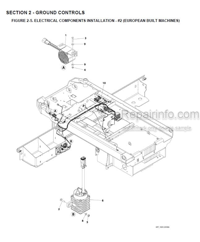 Photo 6 - JLG Lull 7C2 Illustrated Parts Manual Telehandler 10709902