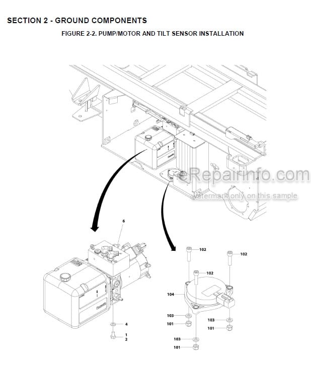 Photo 7 - JLG ES1932 ES1932I PVC1910 2004 Illustrated Parts Manual Scissor Lift 31215920