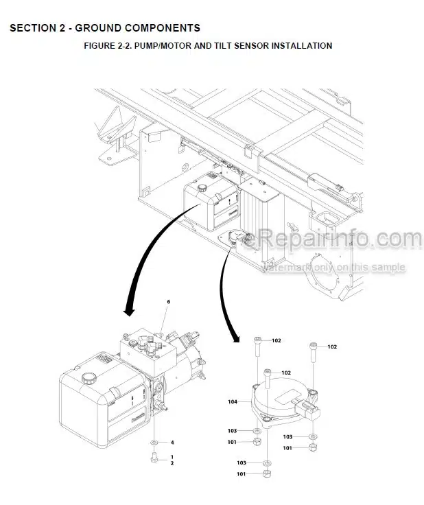 Photo 7 - JLG ES1932 ES1932I PVC1910 2004 Illustrated Parts Manual Scissor Lift 31215920