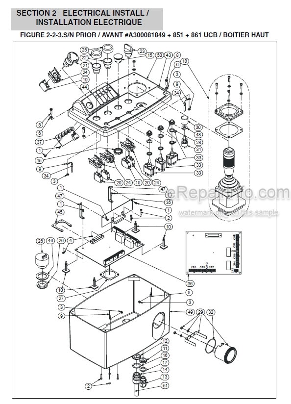 Photo 5 - JLG Grove Delta Toucan 1100 Spare Parts Manual Mast Boom Lift MA0086-00