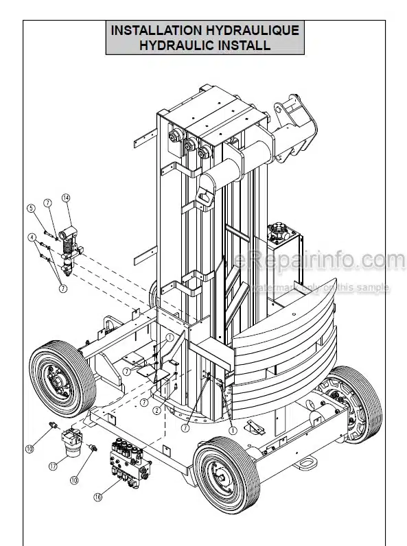 Photo 8 - JLG Toucan 800 Spare Parts Manual Mast Boom Lift MA0161-00