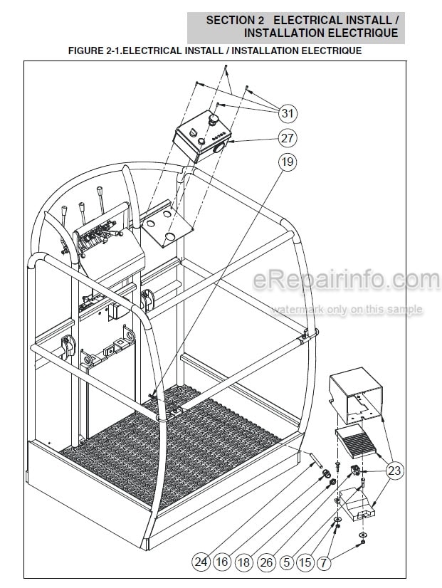 Photo 5 - JLG Toucan 870 Illustrated Parts Manual Mast Boom Lift 31210058