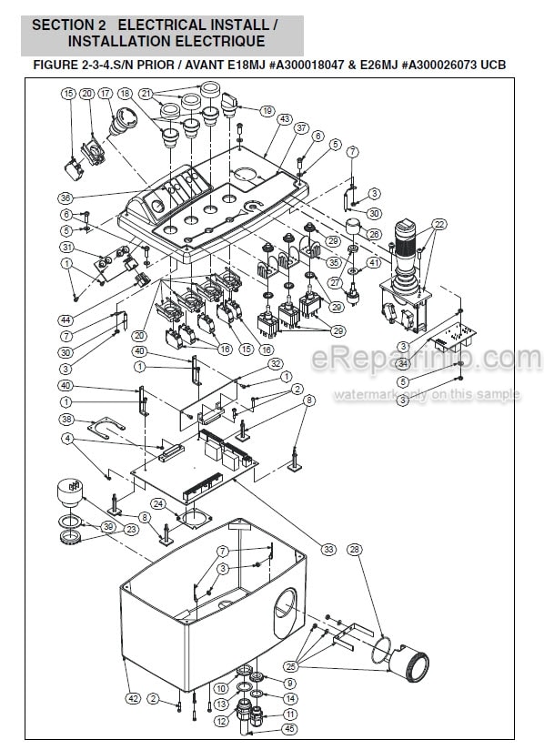 Photo 1 - JLG Toucan E18MJ E26MJ Illustrated Parts Manual Mast Boom Lift 31210008