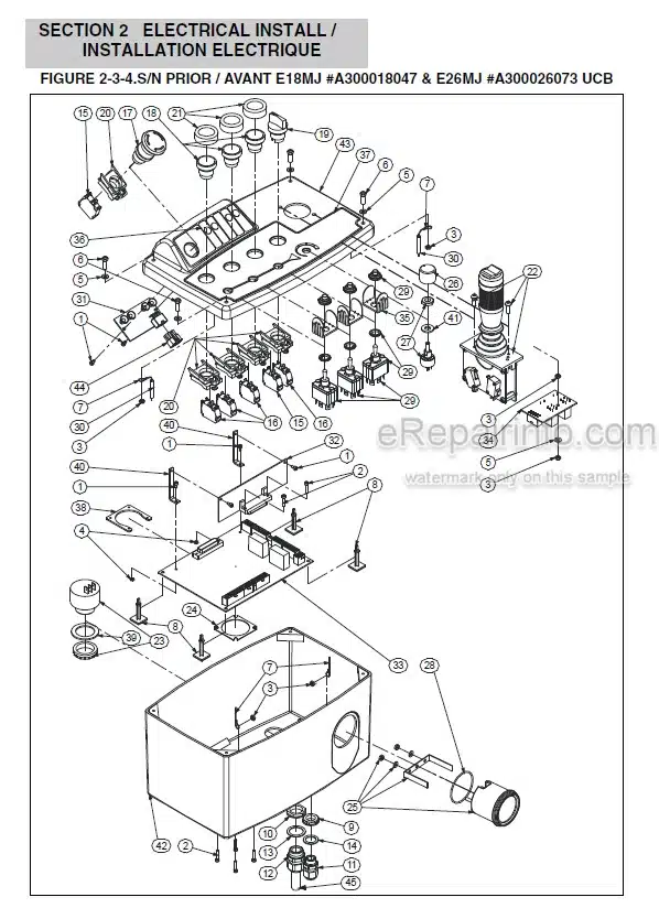 Photo 5 - JLG Toucan Junior 6B 8B Illustrated Parts Manual Mast Boom Lift 31210045
