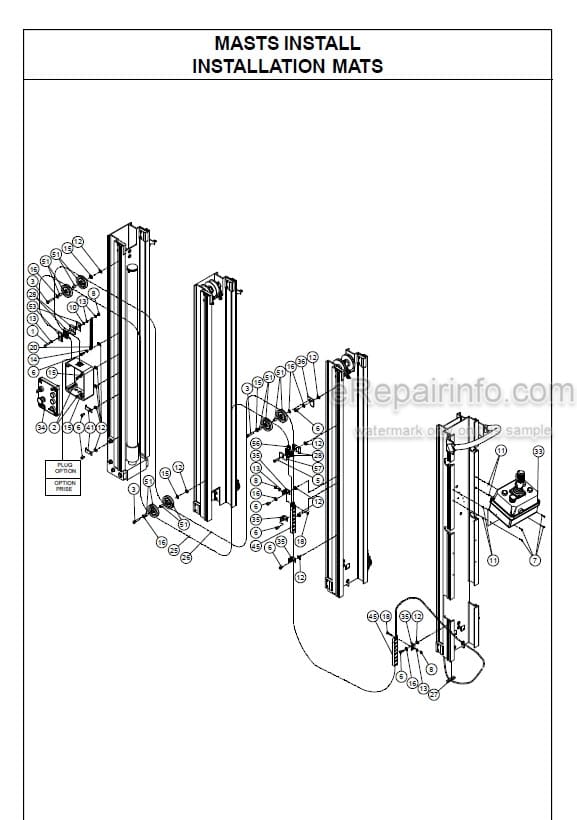 Photo 7 - JLG Toucan Junior 6A V1331E Spare Parts Manual Mast Boom Lift MA0261-05