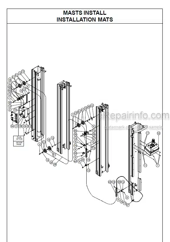 Photo 5 - JLG Toucan Junior 8 Spare Parts Manual Mast Boom Lift