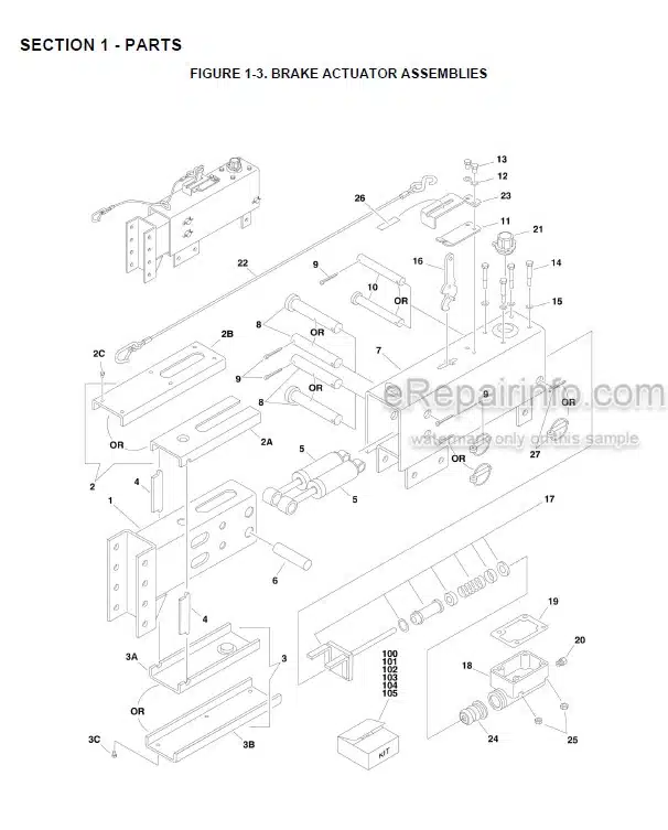 Photo 3 - JLG Triple-L Illustrated Parts Manual Trailer 3121226