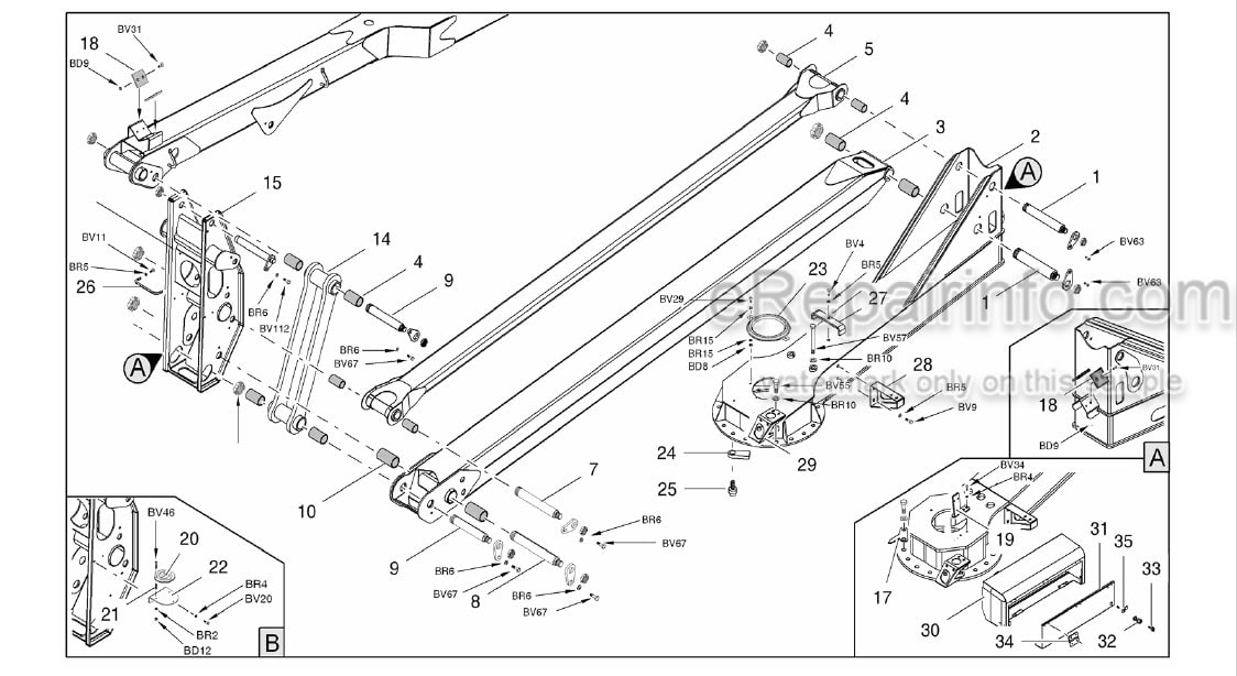 Photo 12 - JLG X17JP-2 X500AJ-2 Illustrated Parts Manual Compact Crawler Boom Lift 3121613