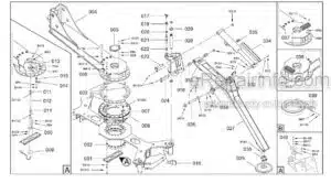 Photo 5 - JLG X33JP X1000AJ Illustrated Parts Manual Compact Crawler Boom Lift 3121785