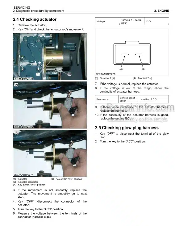 Photo 5 - Kubota J Series Workshop Manual Diesel Generator 9Y011-01945