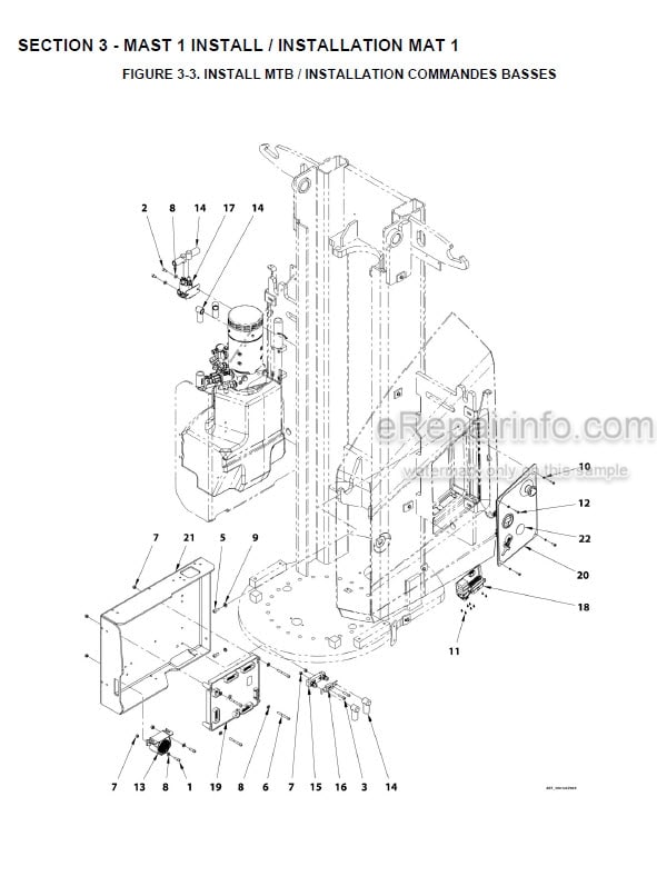 Photo 1 - JLG Toucan 12E 32E Illustrated Parts Manual Mast Boom Lift 31210249 SN2