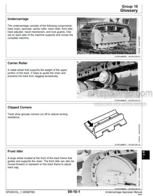 Photo 11 - Liebherr John Deere PR714 Technical Manual Undercarriage Appraisal Manual Crawler Dozer SP326VOL1