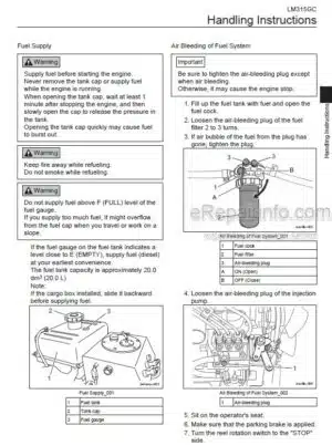 Photo 5 - Baroness LM551 Owners Operating Manual 5-Unit Reel Mower