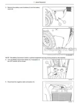 Photo 5 - Case 521F Tier 2 Operators Manual Wheel Loader 47560106