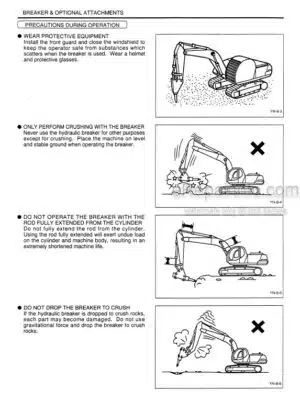 Photo 7 - Kobelco SK100 Operators Manual Hydraulic Excavator S2YW1001E-00
