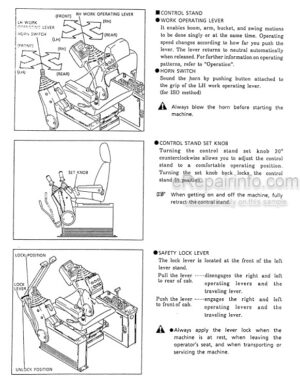 Photo 5 - Kobelco SK200SR SK200SRLC Operators Manual And Parts Catalog Hydraulic Excavator Dozer S2YB03401ZE-02