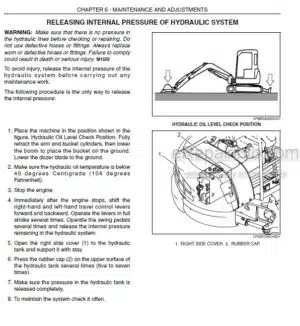 Photo 6 - Kobelco SK60 Operators Manual Hydraulic Excavator S2LE1016E SN LE14101-