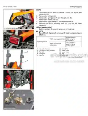 Photo 2 - Kubota B3150HSD B3150SUHSD B3150HSDCC Workshop Manual Tractor 9Y111-11073