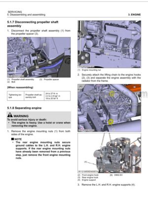 Photo 7 - Kubota F1900 F1900E Workshop Manual Mower 97897-11532