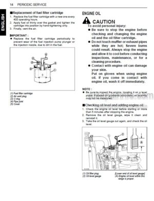 Photo 1 - Kubota D905-E To V1505-TE Operators Manual Diesel Engine 16622-8916-8