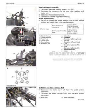 Photo 5 - Kubota GR2110 RCK48GR Workshop Manual Mower 9Y111-01050