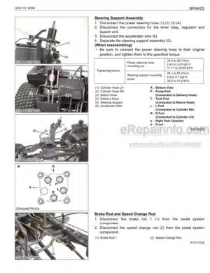 Photo 3 - Kubota GR2110 RCK48GR Workshop Manual Mower 9Y111-01050