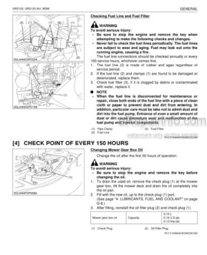 Photo 10 - Kubota GR2120 GR2120-AU Workshop Manual Mower 9Y111-06045