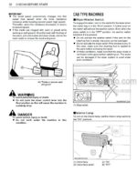 Photo 4 - Kubota KX033-4 Operators Manual Compact Excavator RC488-8131-3