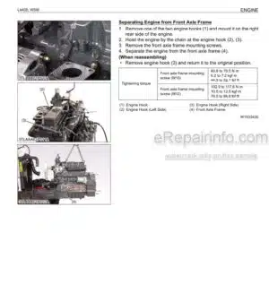 Photo 6 - Kubota L4400HST Workshop Manual Supplement Tractor 9Y111-02081