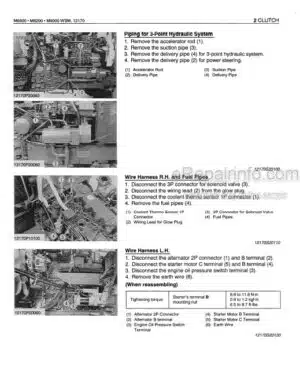 Photo 9 - Kubota M6800 M8200 M9000 Workshop Manual Tractor 9Y011-12231