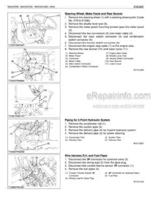 Photo 5 - Kubota BH77 Workshop Manual Backhoe 9Y111-05442