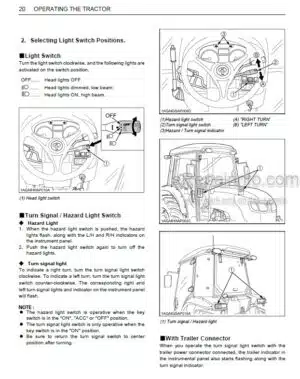 Photo 6 - Kubota M8540 Narrow Operators Manual Power Krawler Tractor 3C877-9971-4