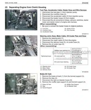 Photo 6 - Kubota M100GX To M135GX-FS Workshop Manual Tractor 9Y111-20443