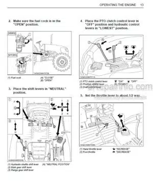 Photo 8 - Kubota M96SDTM Operators Manual Tractor 3N470-9971-2