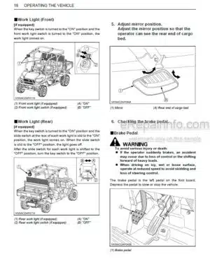 Photo 5 - Kubota SVL65-2 Operators Manual Compact Track Loader V0212-5811-2