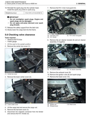 Photo 6 - Kubota RTV-XG850 Workshop Manual Utility Vehicle 9Y111-18024