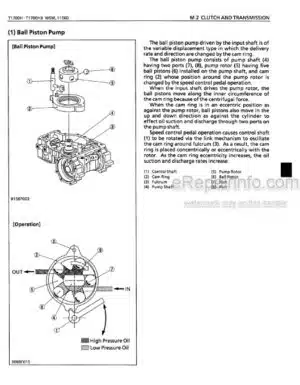 Photo 6 - Kubota T1880 T2080 T2380 Workshop Manual Mower 9Y111-01106
