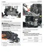 Photo 5 - Kubota T2290BR-AU T2290KW-AU T2290KWT-AU Workshop Manual Mower 9Y111-18082