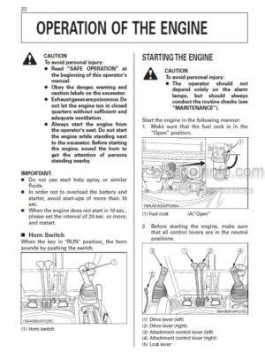 Photo 10 - Kubota U17-3 Operators Manual Compact Excavator RA238-8130-3