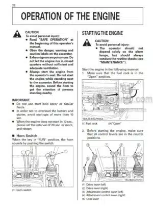 Photo 7 - Kubota U17-3 Operators Manual Compact Excavator RA238-8130-3