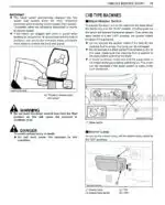 Photo 2 - Kubota U48-4 Operators Manual Compact Excavator RD458-8131-2