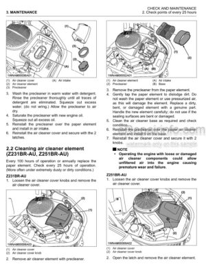 Photo 5 - Kubota Z231-BR-AU Z231KH-AU Z251BR-AU Z251KH-AU Workshop Manual Utility Vehicle 9Y111-22201