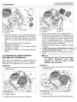 Photo 7 - Kubota Z122E-AU Z121S-AU Z125E-AU Z125S-AU Workshop Manual Utility Vehicle 9Y111-11311