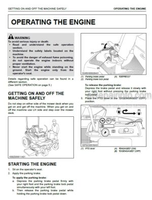 Photo 10 - Kubota ZG327A-AU Operators Manual Zero Turn Mower K3287-7126-1