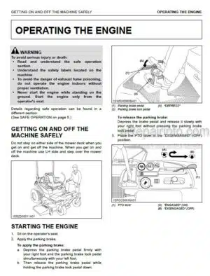 Photo 1 - Kubota ZG327A-AU Operators Manual Zero Turn Mower K3287-7126-1