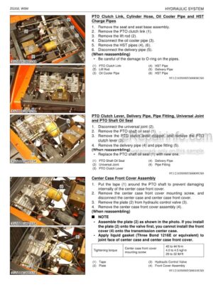 Photo 7 - Kubota ZG332 Workshop Manual Mower 9Y111-05891