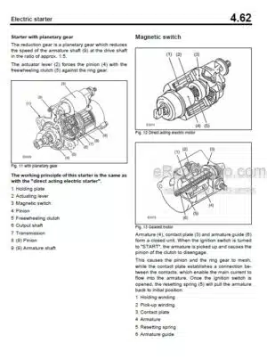 Photo 8 - Bomag BM1000-30-2 To BM1300-30-2PB Service Manual Cold Milling Machine 00891761